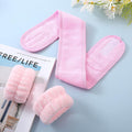 3-Piece Spa Headband Face Wash Bracelet Set