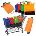 Trolley Bags-4 Pack Reusable Grocery Shopping Tote 4-Bag