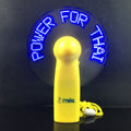 Rechargeable Colorful LED Flashing Word Fan