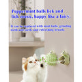 Cat Licking Catnip Ball Toy