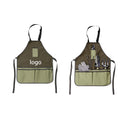 Professional Garden Cooking Work Multi Pocket Wearable Apron