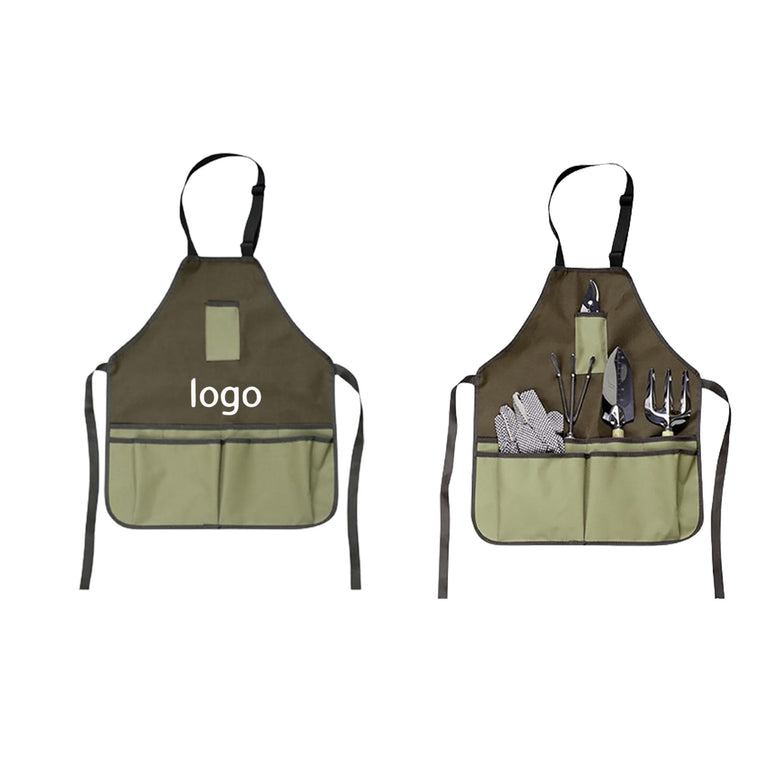 Professional Garden Cooking Work Multi Pocket Wearable Apron