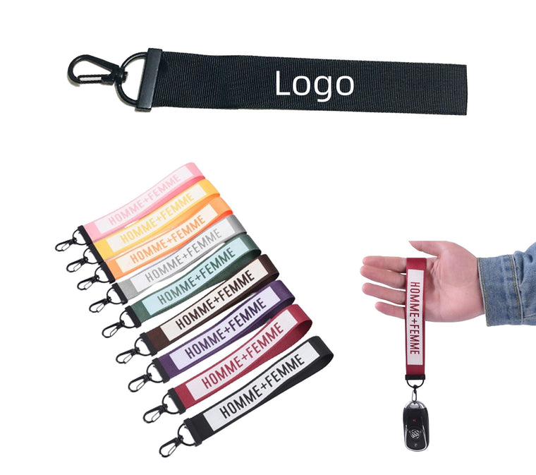 Custom Wrist Lanyard Keychains