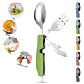 4-in-1 Portable Stainless Steel Cutlery
