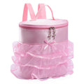 Girls Cute Ballet Dance Bag/ Dance Backpack With Lace Edge