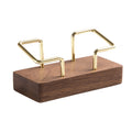 Walnut Wood Business Card Holder