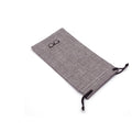 Fashion Drawstring Burlap Eyeglass Pouch