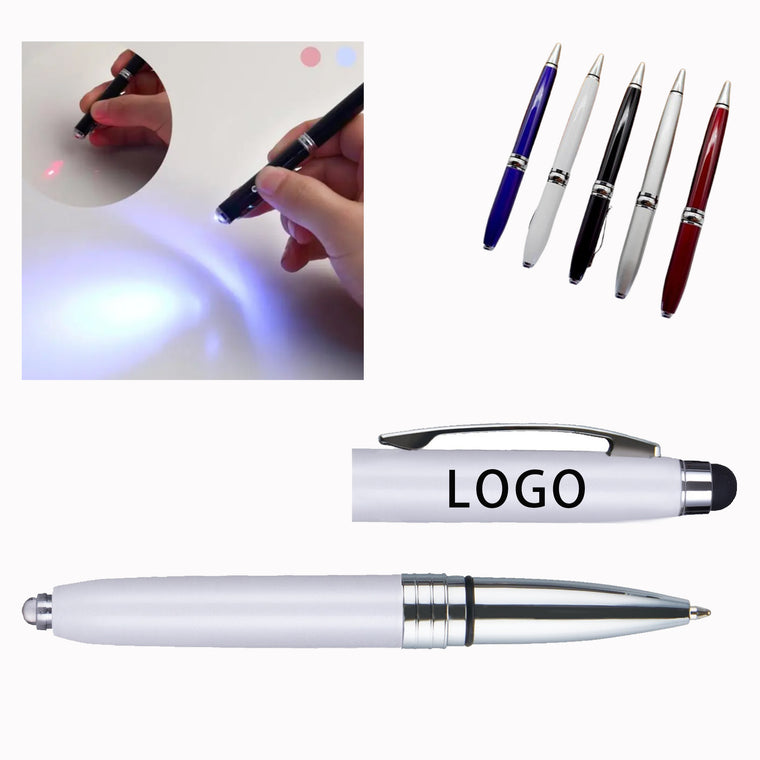 LED Light Metal Ballpoint Pen