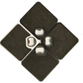 ABS Square Coaster With Bottle Opener