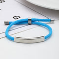 Stainless Steel And Titanium Steel Braided Bracelet