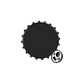 Beer Cap Portable Fridge Magnetic Sticker Bottle Opener