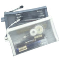 Mesh Transparent Pen Pouch Organizer A6
