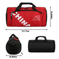 Full Color Sports Fitness Tote Bag With Shoe Compartment