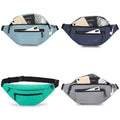 4 Zipper Pockets Waist Bag Large Capacity Crossbody Bag