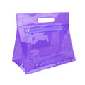 PVC Zippered Toiletry Makeup Bag Handle Bag