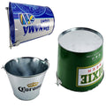 5-Quart Galvanized Pail Beer Ice Bucket With Handle