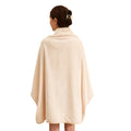 Milk Velvet Shawl Blanket Wearable Blanket Poncho Blanket