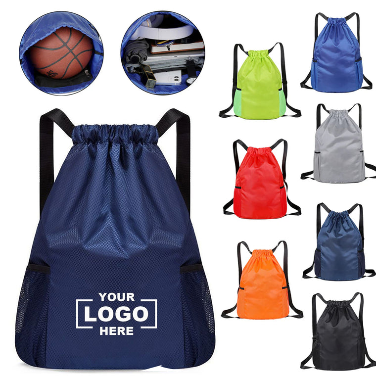 Large Drawstring Shoulder Sports Basketball Bag