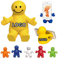 Pu Stress-Reducing Smiley Emoticon Mobile Phone Holder