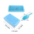 55 Grids Mini Ice Cube Tray With Lid and BPA-Free Scoop