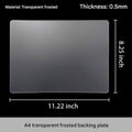 A4 Plastic Writing Pads School Exam Mats