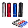 Flashlights 9 LED Mini Aluminum Flashlight Bulk with Lanyard
