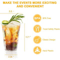 12Oz Disposable Clear Plastic Cup