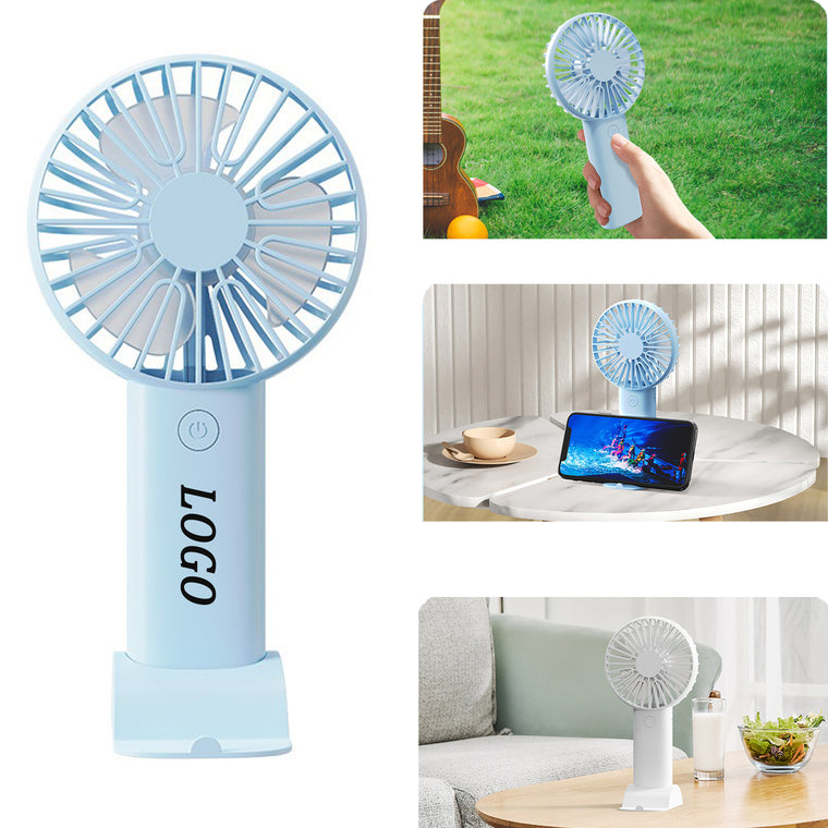 Mini Handheld Fan With Phone Holder