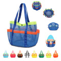 Large Capacity Pocketed Beach Swimming Mesh Tote Bag