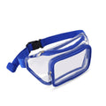 Clear PVC Waist Pack With Zipper Pocket