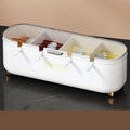 Kitchen Four Compartment Fresh Storage Spice Jar