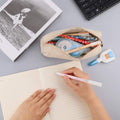 Small Capacity Cotton Linen Pen Bag