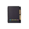 Spiral-Bound Pocket Notebook With Pen Holder