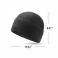Premium Warm Skullcap With Grid Pattern & Knit Cap with Cuff