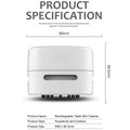 Mini Desktop Vacuum with 360 Design