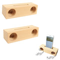 Wooden Cell Phone Holders Loudspeaker Desktop