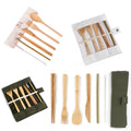 Bamboo Travel Cutlery Set