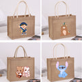 Large Jute Burlap Gift Tote Bag
