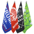 Waffle Texture Golf Towel With Carabiner