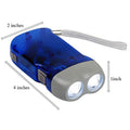 Hand Crank Emergency LED Flashlight