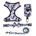 Dog Camo Reflective Harness Leash Set