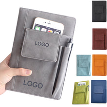 Multi-function PU Leather Pocket Notebook