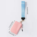 Mini Waterproof Nylon Wristlet Wallet for Keys and Coins