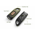 Solar-Powered Hand-Cranked And Rechargeable Flashlight