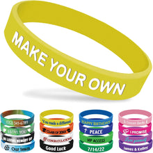 Custom Silicone Wristbands Personalized Logo Bracelets