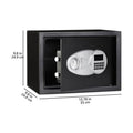 Steel Security Safe And Lock Box With Electronic Keypad