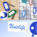 Plastic Key Tags With Split Ring Label Window