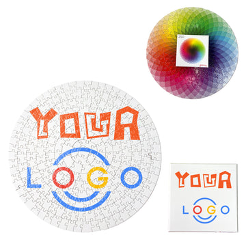 250-Piece Round Puzzle With Rigid Box