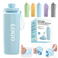 20oz Silicone Foldable Water Bottle