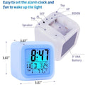 Digital LED Color Change Alarm Clock
